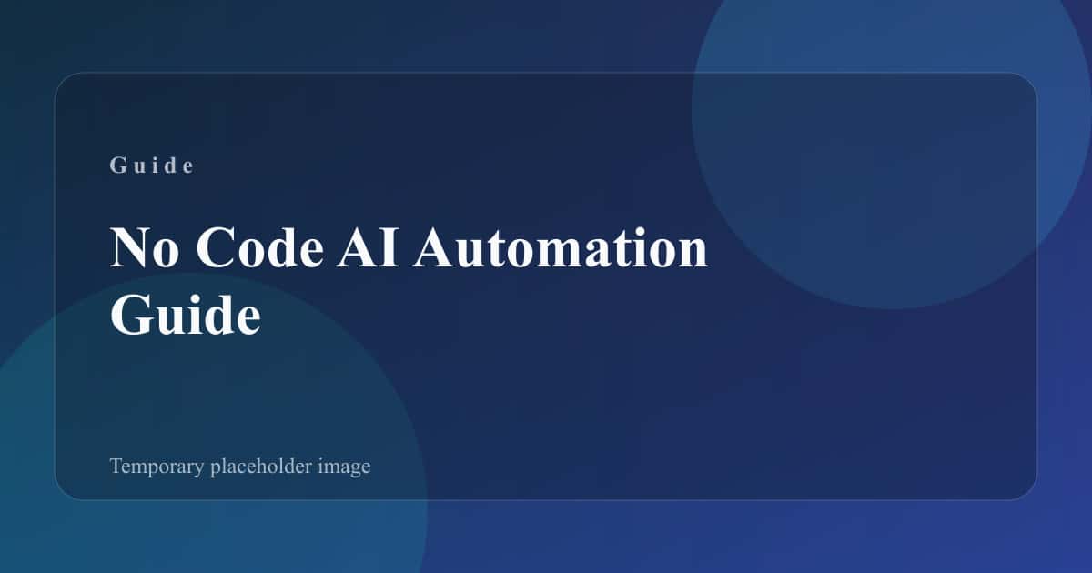 Input-to-output workflow for a lead qualification automation