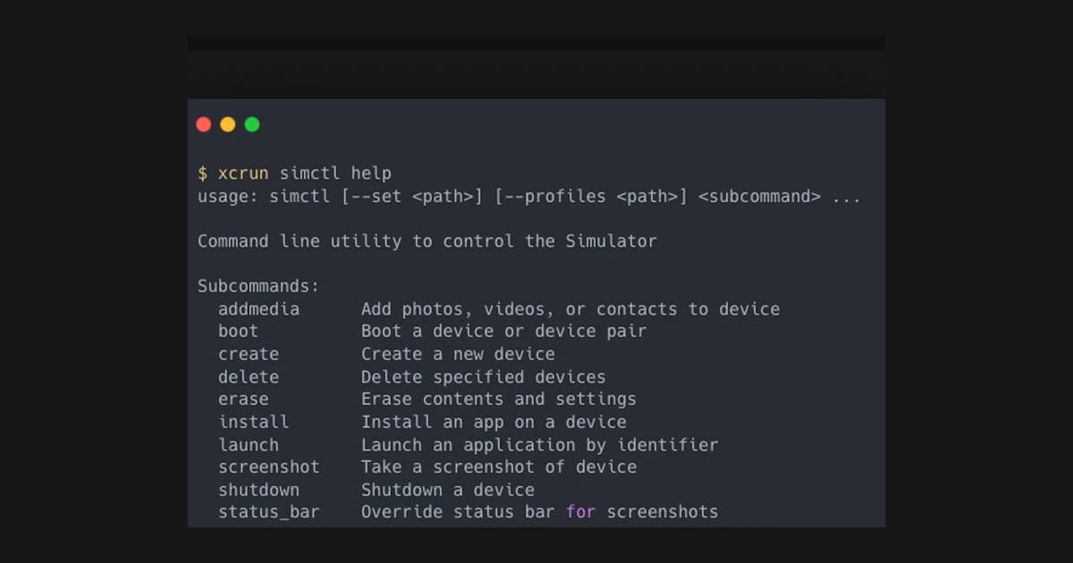 Illustration for Automating the iOS Simulator